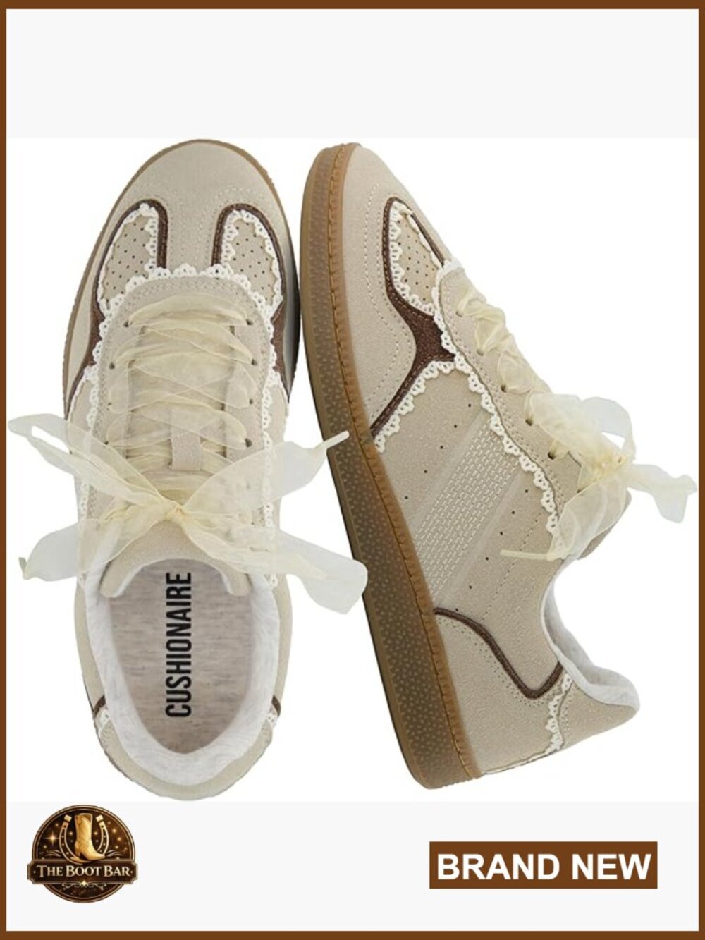 Elegant Lace-Up Casual Sneakers with Memory Foam